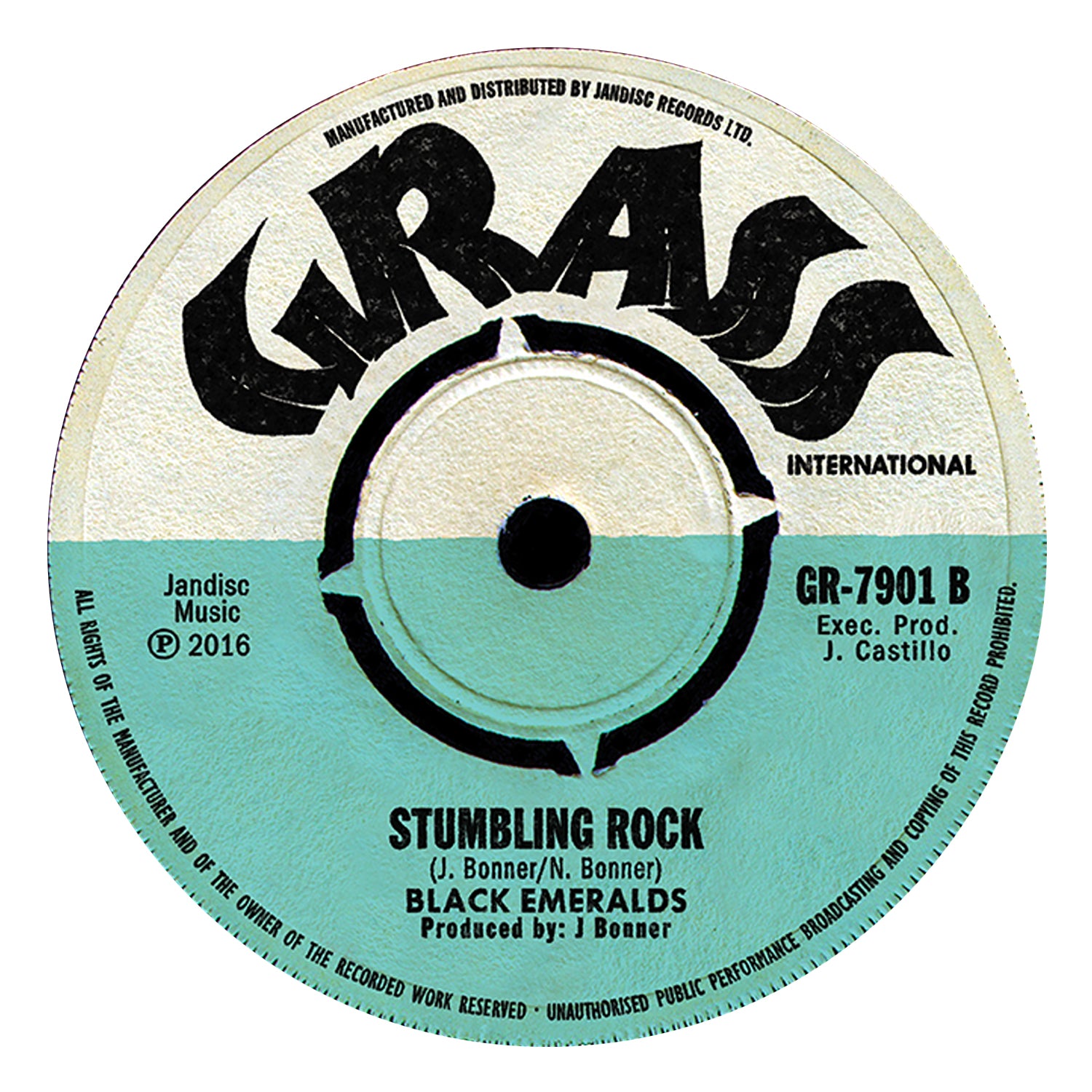 RAS CONGO "Afrikan Herbsman" / The Black Emeralds "Stumbling Rock"