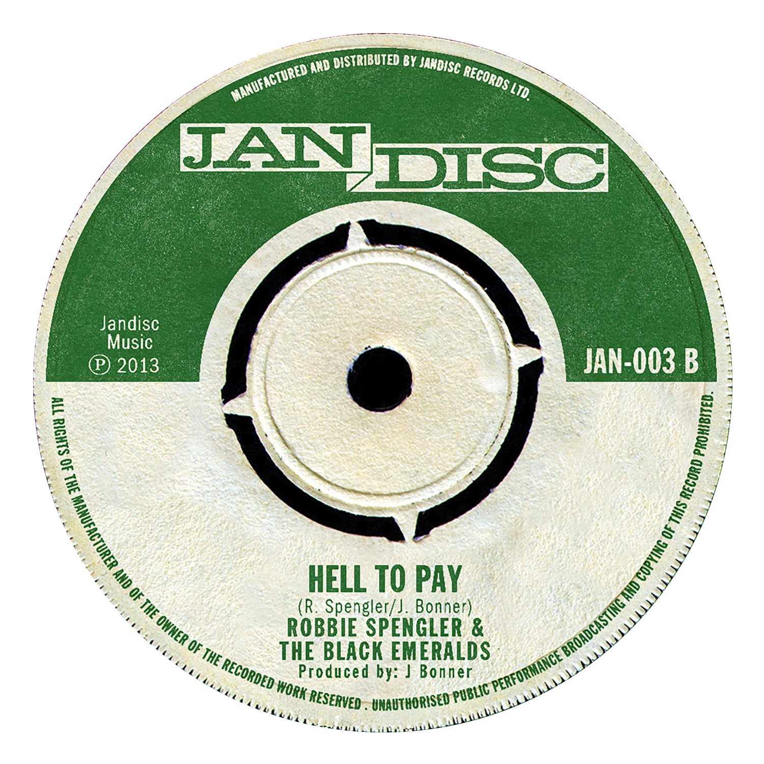 SIR SCORCHER "Record Breaker" /  Robby Spengler & The Black Emeralds "Hell To Pay"